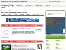 Tablet Screenshot of novascotia.propertysold.ca