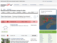 Tablet Screenshot of nb.propertysold.ca
